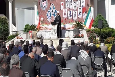 اولین سالگرد خاکسپاری شهید خوشنام و 9 شهید استانداری مازندران