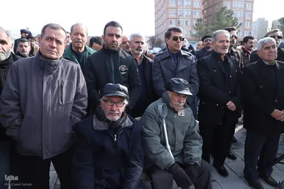 آیین بدرقه و وداع با پیشکسوت شعر و ادب ایران استاد علی نظمی‎