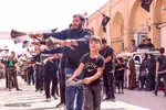 آیین عزاداری ۱۳ محرم در مسجد ملااسماعیل یزد‎