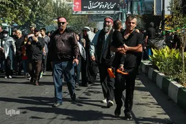 آیین پیاده‌روی جاماندگان اربعین حسینی در تهران(۳)