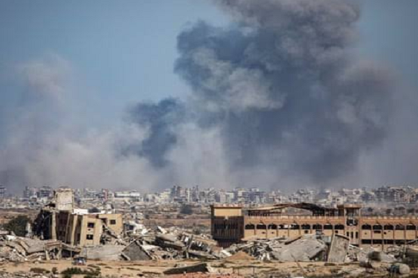 Destruction resulting from Israeli attacks in Gaza