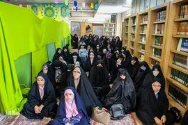 چهارمین آیین عمامه‌گذاری شماری از طلاب و همچنین جشن حفظ کل قرآن کریم گروهی دیگر از طلاب مدرسه علمیه دارالسلام