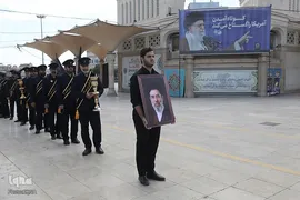 عزاداری خادمان حضرت معصومه در روز شهادت امام جواد(ع)