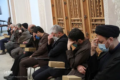 مجلس سنتی عزاداری و روضه خوانی شهادت حضرت زهرا(س) در بیت شهید صدوقی در یزد‎‎
