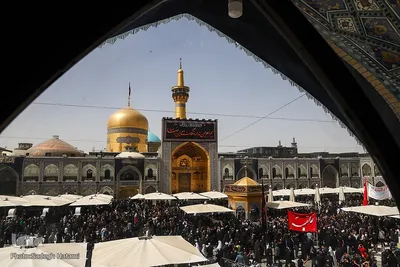 عزاداری شب شهادت امام رضا(ع) در مشهد