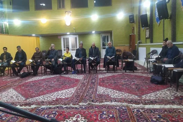 محفل هفتگی تلاوت قرآن در مسجد کدخداباشی تبریز