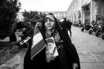 تجمع سوگواران امام خامنه‌ای در میدان امام اصفهان