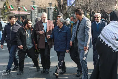 حضور علیرضا کاظمی؛ وزیر آموزش و پرورش در مراسم یوم‌الله ۲۲ بهمن