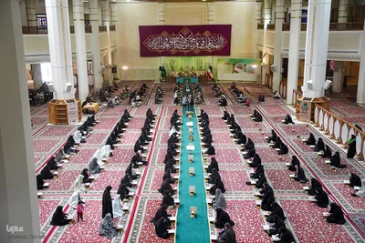 محفل جزءخوانی قرآن ماه رمضان در حرم مطهر شاهچراغ(ع)