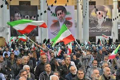 مراسم چهلمین روز شهادت قائد شهید امت در حرم شاهچراغ(ع)