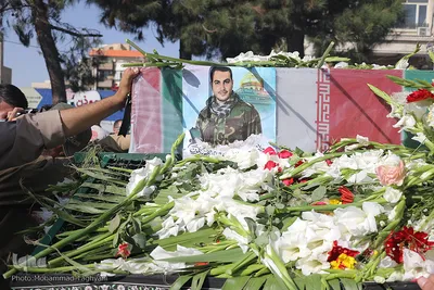 تشییع پیکر شهید مدافع حرم «محمد اینانلو» _ کرج