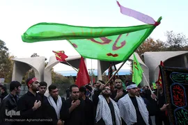 تجدید بیعت دسته‌های عزاداری دانشجویی با رهبر معظم انقلاب
