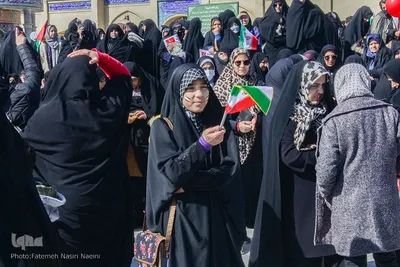 حضور پرشور مردم نایین در راهپیمایی ۲۲ بهمن