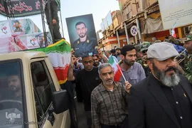 تشییع پیکر شهدای راه وطن در اهواز