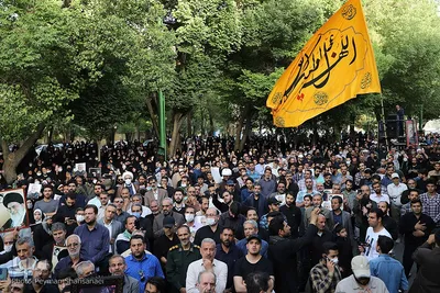 تشییع پیکر شهدای تازه تفحص شده در اصفهان