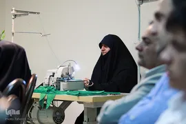 مراسم افتتاحیه کارگاه های دوخت لباس شیرخوارگان حسینی