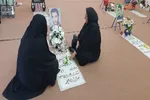 اولین سالگرد شهادت سردار حمایت همایون در شهرستان گرمی