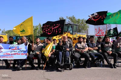 رزمایش جهادگران فاطمی در تبریز‎