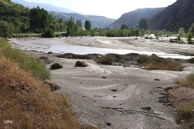 خسارت سیل در روستای افیل شهرستان اهر