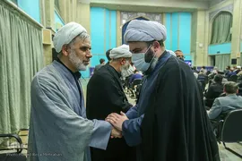حضور حجت‌الاسلام قمی، رئیس سازمان تبلیغات اسلامی در بزرگداشت مرحوم حجت الاسلام والمسلمین حاج محمدرضا شهیدی پور