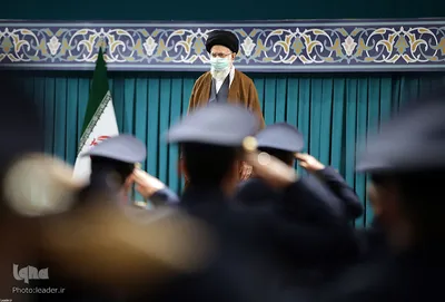 دیدار جمعی از فرماندهان و افسران نیروی هوایی ارتش با رهبر انقلاب