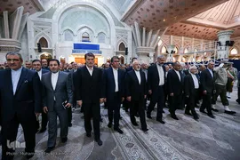 تجدید میثاق وزیر و سفرای وزارت خارجه با آرمان های امام
