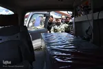 تشییع پیکر شهید سانحه کنارک در تبریز