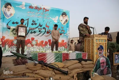 مراسم وداع با شهید «محمد علیپور‎‎» در شیراز