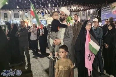 هشتاد و پنجمین اجتماع باشکوه مردم بابلسر در دفاع از میهن