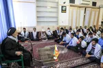 دیدار دانش‌آموزان بسیجی با نماینده ولی‎فقیه در خراسان جنوبی