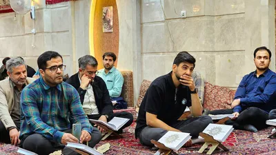 جلسه آموزش قرآن «هادی صلح‌جو» در غرب تهران