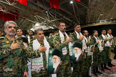 مراسم چهلم شهید نیلفروشان در اصفهان