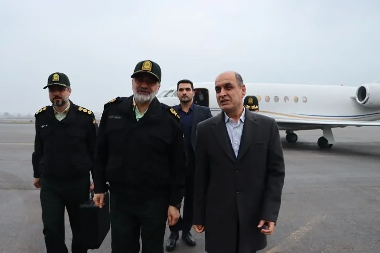 سردار رادان وارد رشت شد