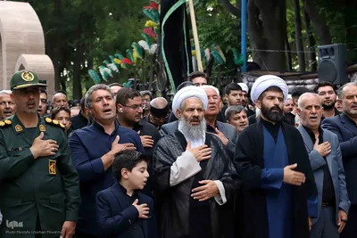 تجمع بزرگ عزاداران حسینی در شهرستان اهر