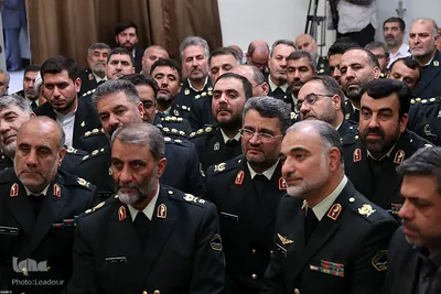 دیدار فرماندهان و مدیران نیروی انتظامی با رهبر انقلاب