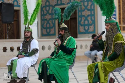 مراسم آیینی تعزیه در حرم شاهچراغ (ع)