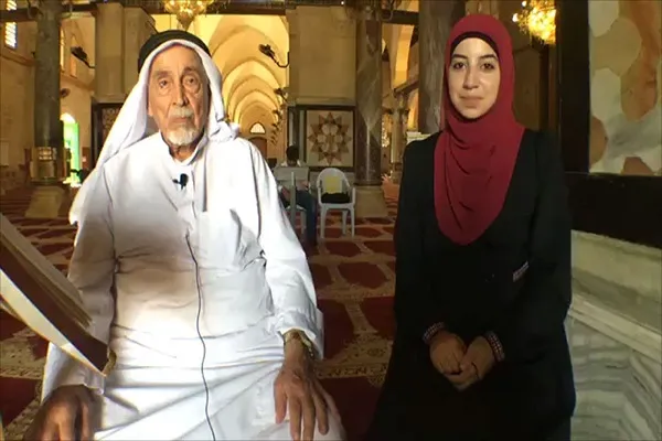 Mescid-i Aksa'da 65 yıldır Kur'an okuyan yaşlı adamın hikayesi