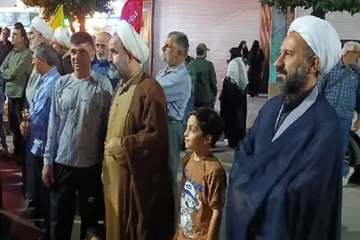 هشتادو چهارمین شب  اجتماع شبانه مردمی هادی شهر در میدان بسیج