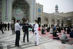 تجمع ورزشکاران مشهدی در محکومیت هتک حرمت به ائمه اطهار(ع)
