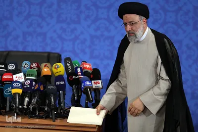 نخستین نشست خبری حجت‌الاسلام والمسلمین سیدابراهیم رئیسی، رئیس‌جمهور منتخب مردم ایران