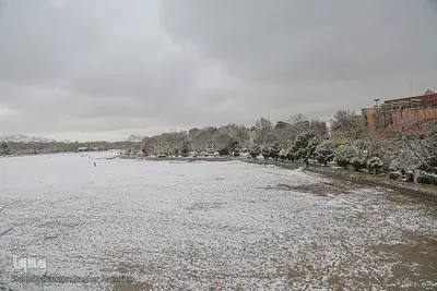 آشتی اصفهان با برف