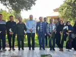 تجدید میثاق خبرنگاران و غبارروبی گلزار شهدای ملایر