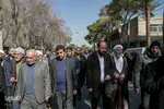آیین تشییع و خاکسپاری پیکر مرحوم آیت‌الله شوشتری