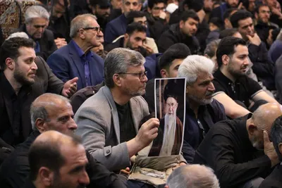 مراسم سوگواری شب شهادت رهبر معظم انقلاب در حرم شاهچراغ(ع)