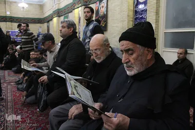 ​مراسم شام غریبان جانباختگان حادثه قطار