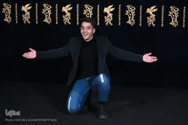 ساعد سهیلی در مراسم اکران فیلم لاتاری