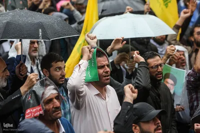اجتماع «آغاز نصرالله» در میدان فلسطین تهران