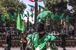 آیین نمادین حرکت کاروان حسینی و شبیه‌خوانی عاشورای حسینی در اهر