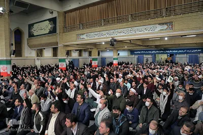 دیدار جمعی از مردم آذربایجان شرقی با حضرت آیت‌الله العظمی خامنه‌ای، رهبر انقلاب