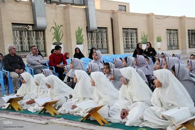 جشن تکریم روزه اولی‌ها در شاهدیه یزد